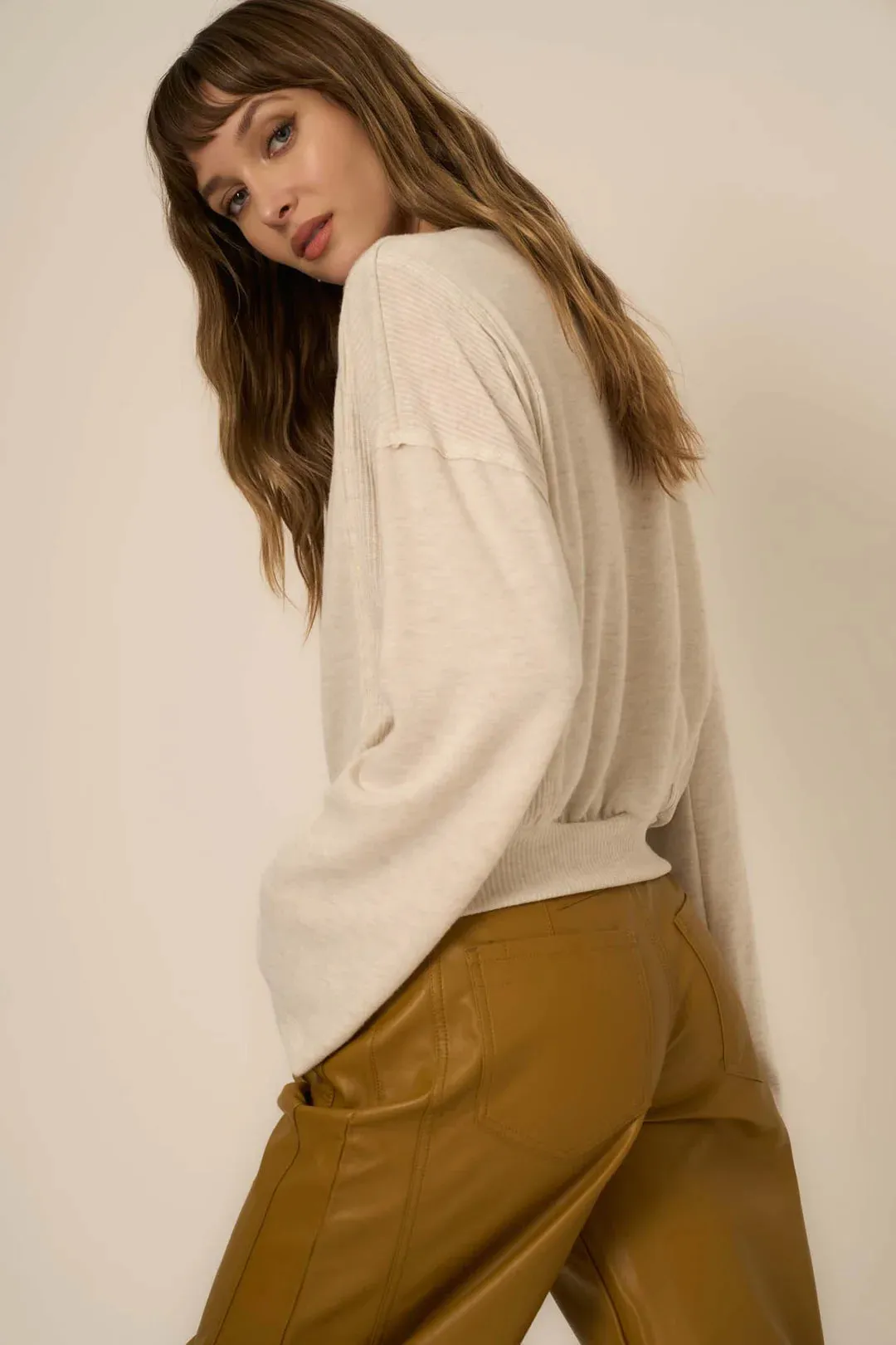 Fairway Ribbed Longsleeve Top