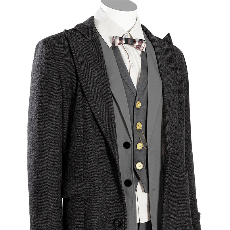 Fantastic Beasts The Secrets of Dumbledore Cosplay Newt Scamander Costume Halloween Outfit