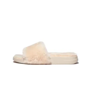 Fitflop Women Iqushion Shearling Slides |FQ6-892| Ivory