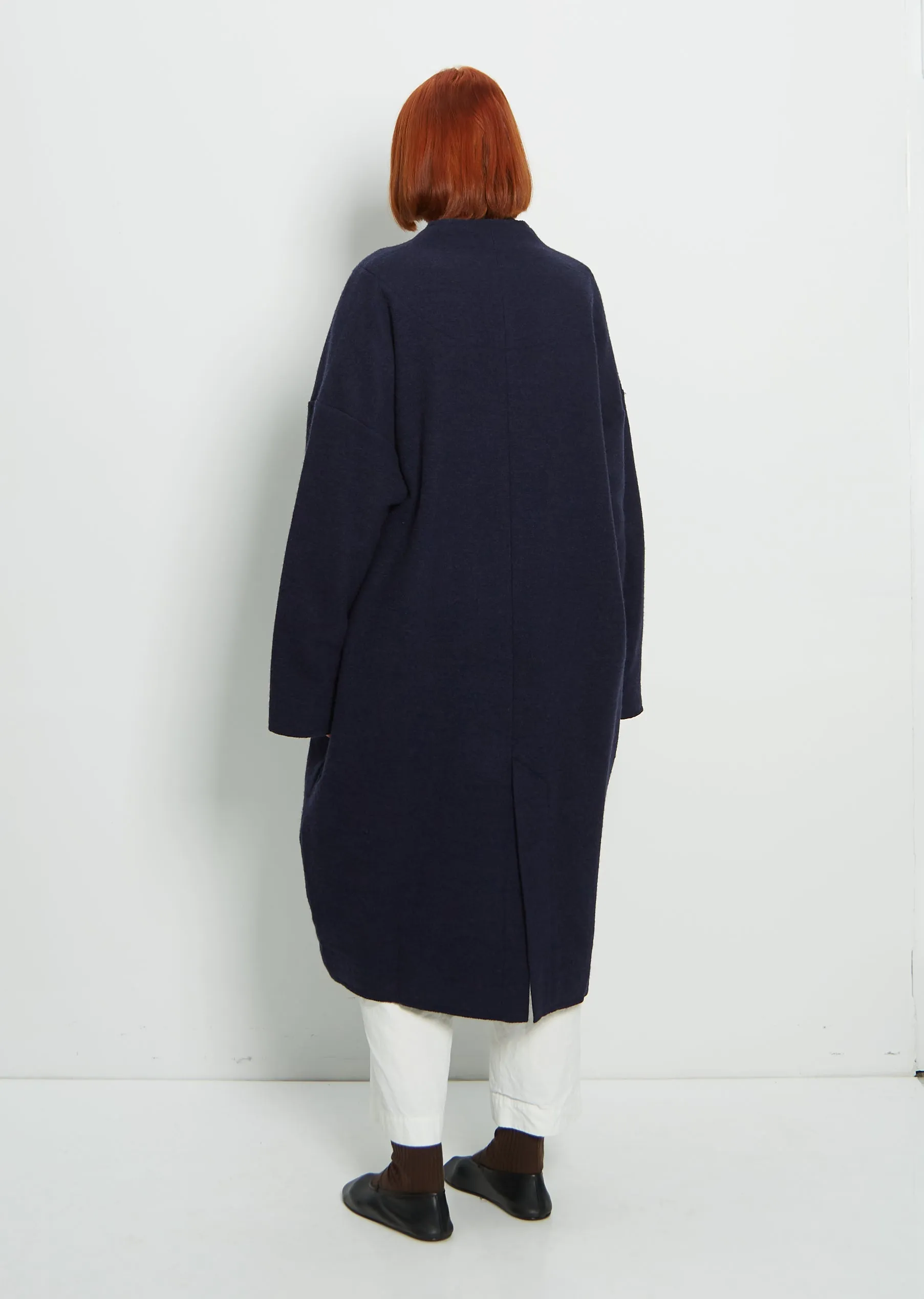 Fleece Wool Blend Coat