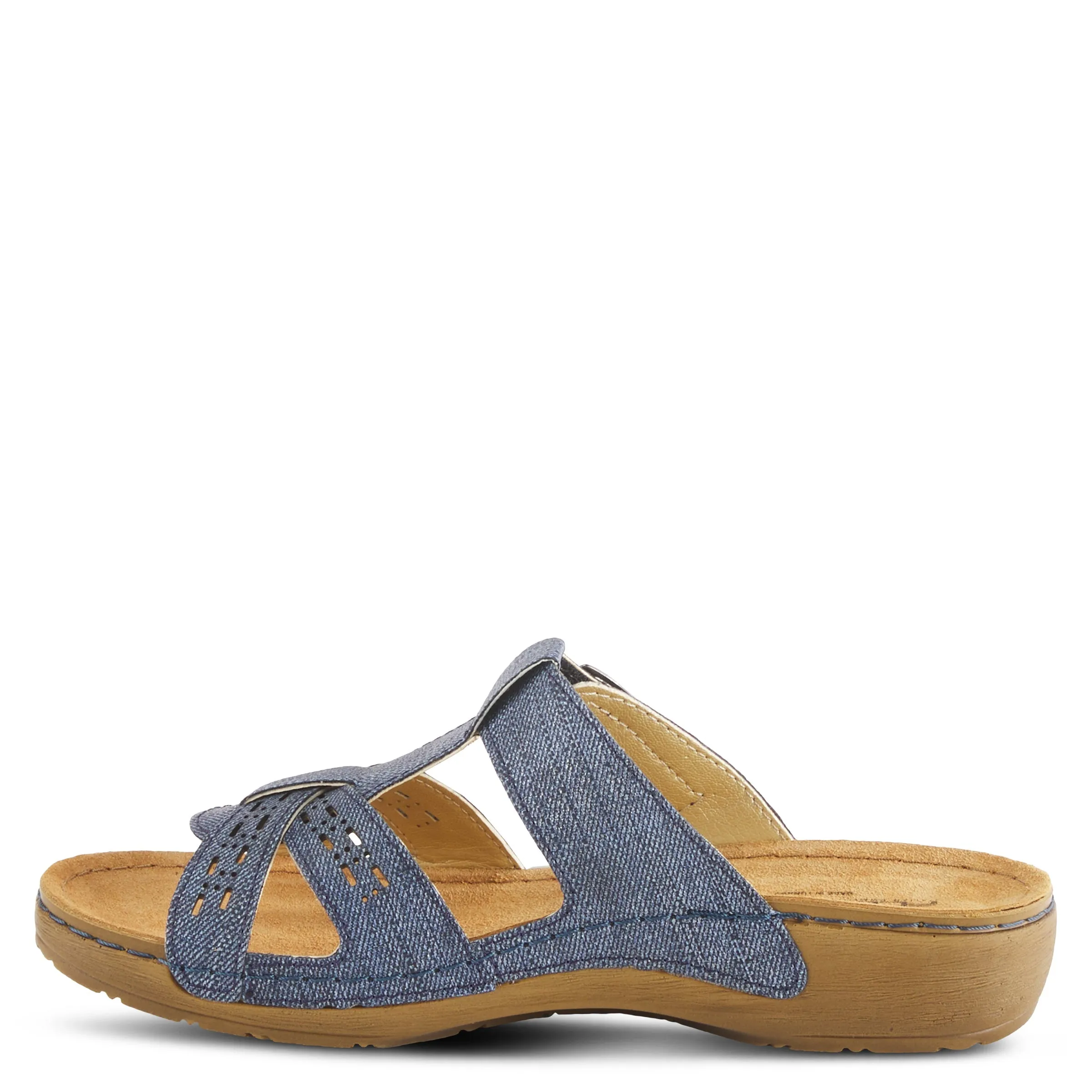 FLEXUS NERY-JEANS SLIDE SANDAL