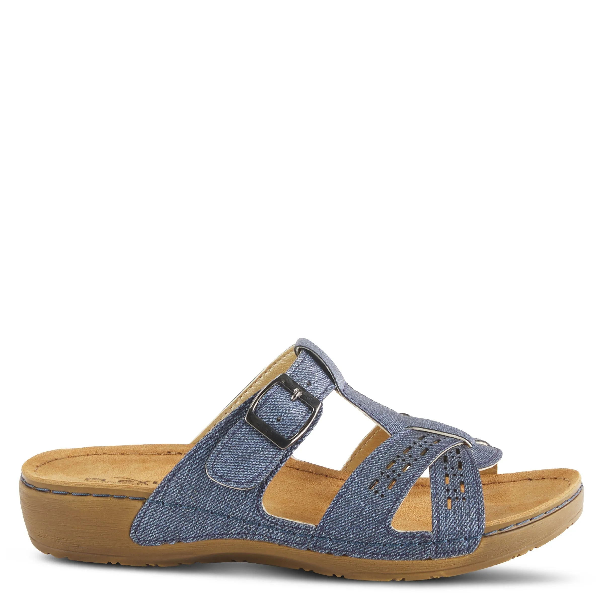 FLEXUS NERY-JEANS SLIDE SANDAL