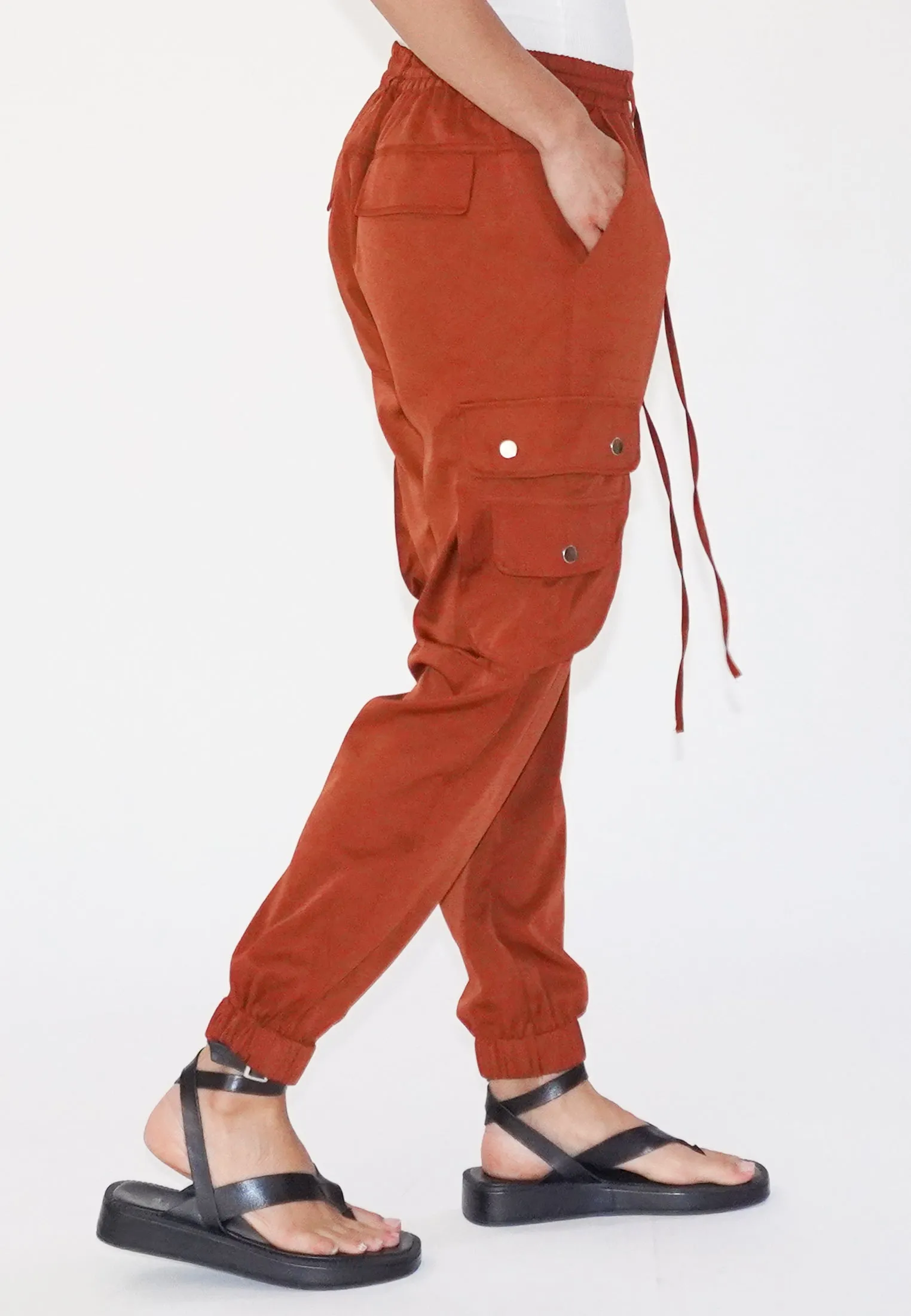 GLOW COPPER CARGO TROUSERS