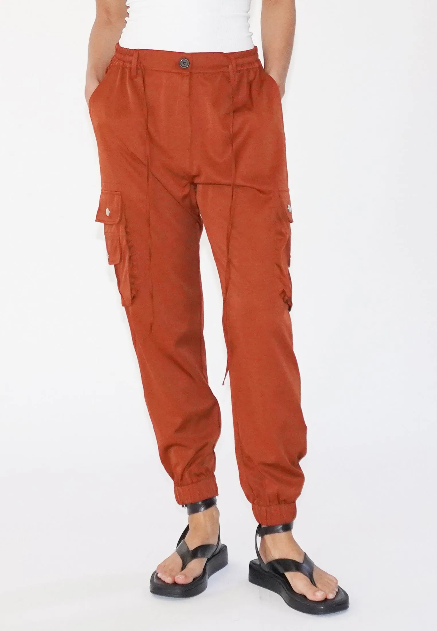 GLOW COPPER CARGO TROUSERS