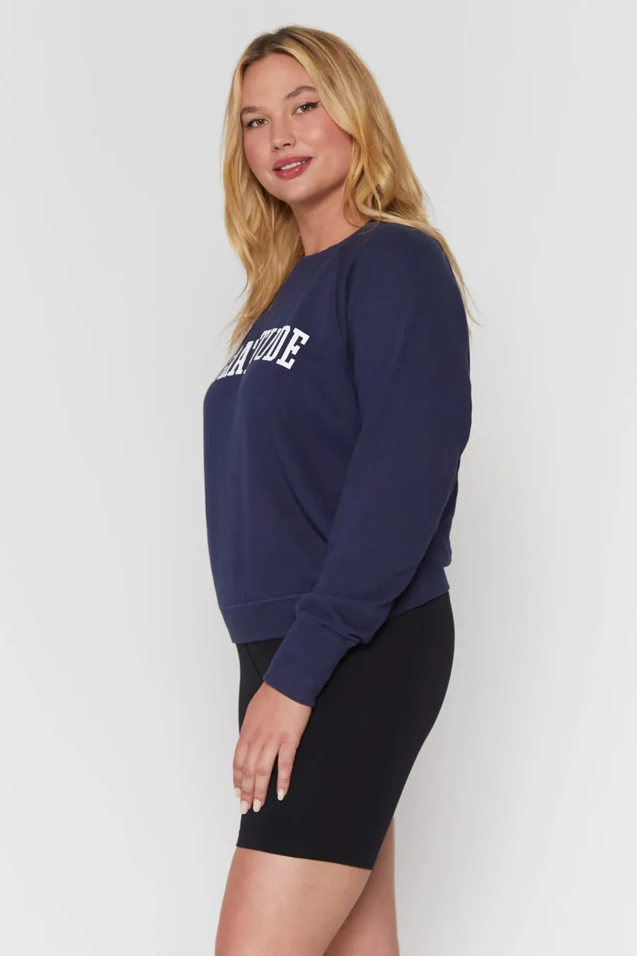 Gratitude Bridget Raglan Pullover, Night