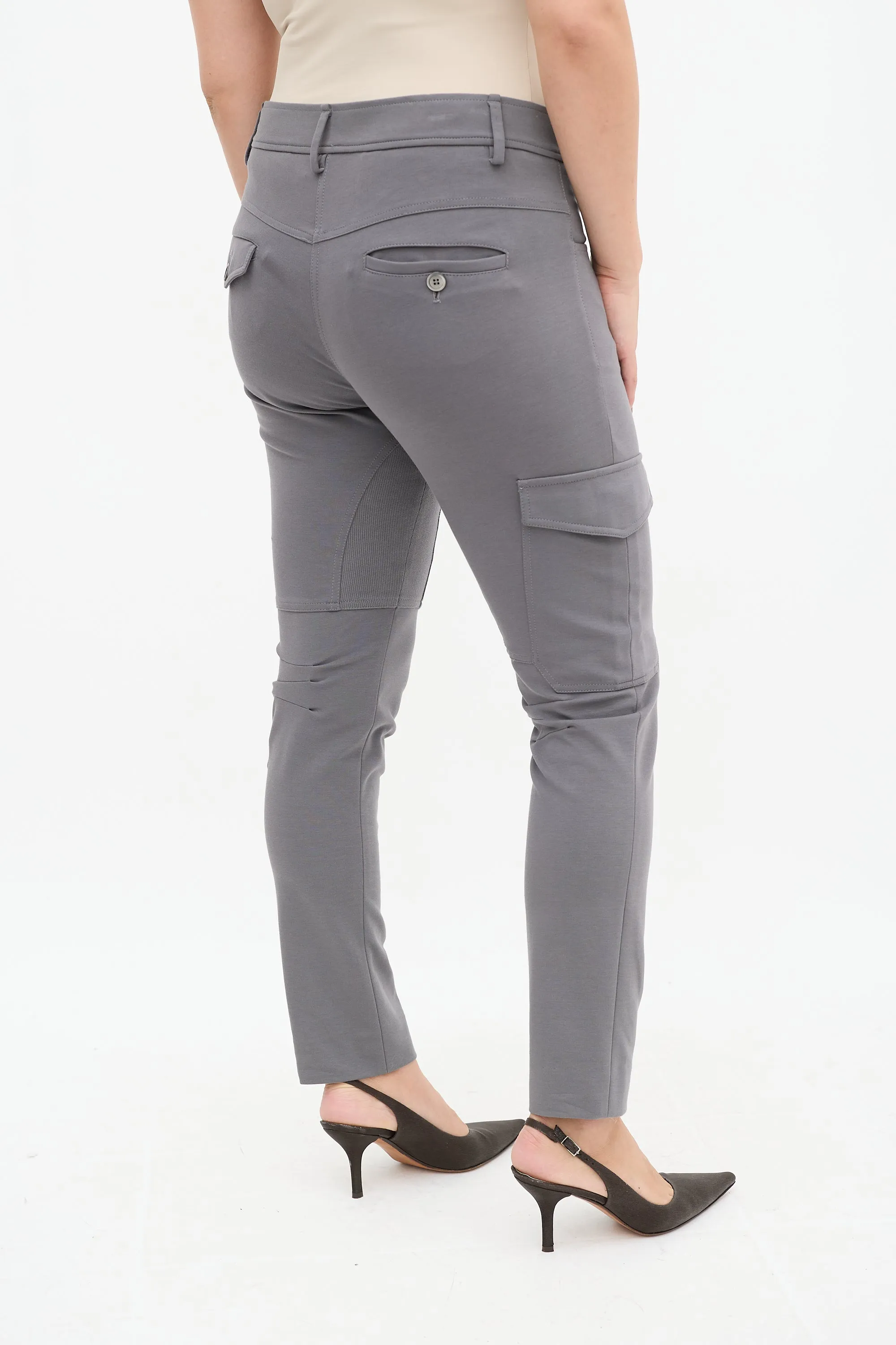 Grey Cargo Slim Trouser