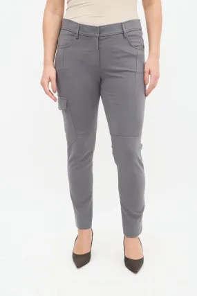 Grey Cargo Slim Trouser