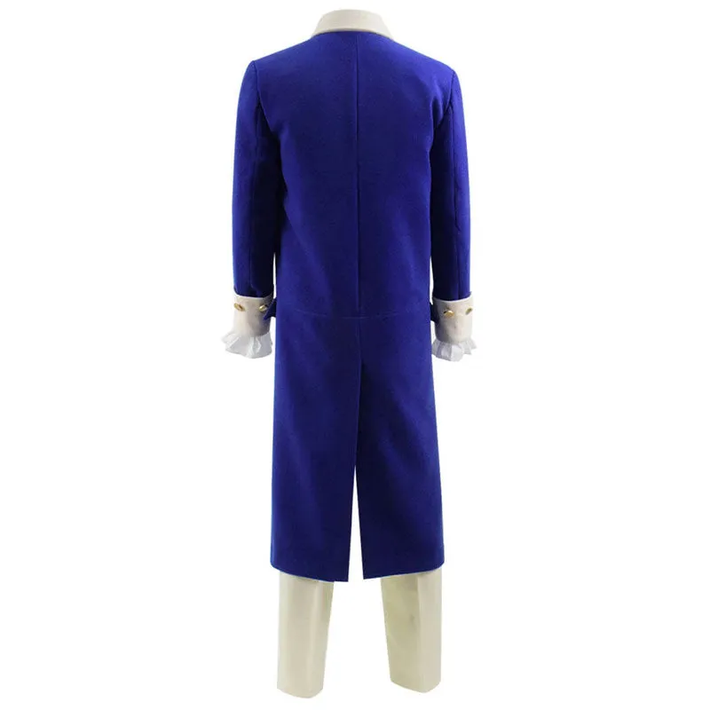 Hamilton Aaron Burr Cosplay Costume Stage Costume Suit for Show Alexander Hamilton