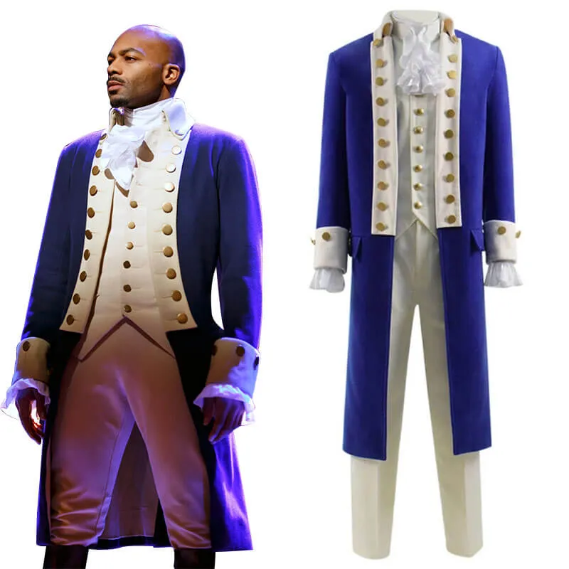 Hamilton Aaron Burr Cosplay Costume Stage Costume Suit for Show Alexander Hamilton