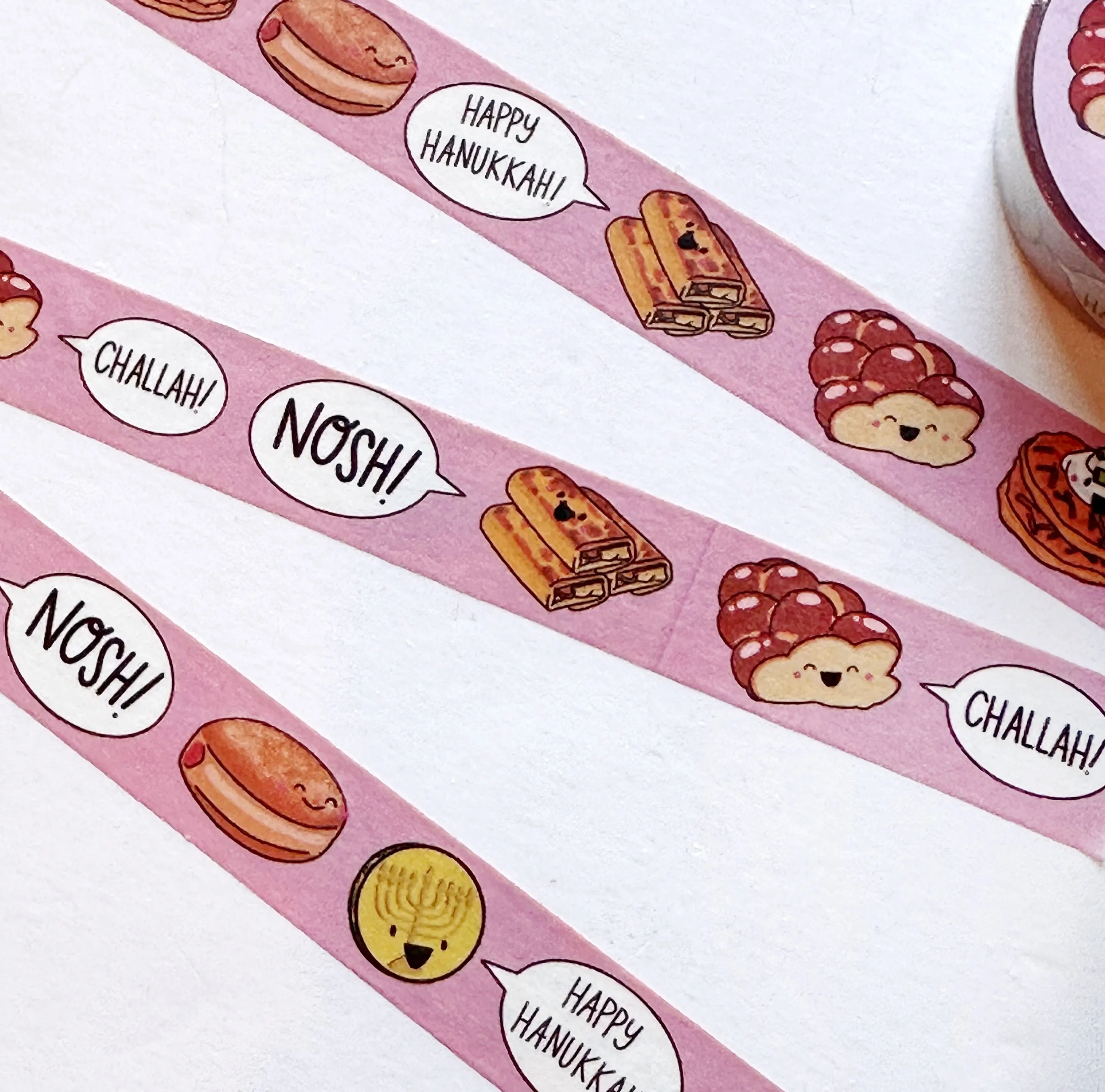 Hanukkah Nosh Washi Tape