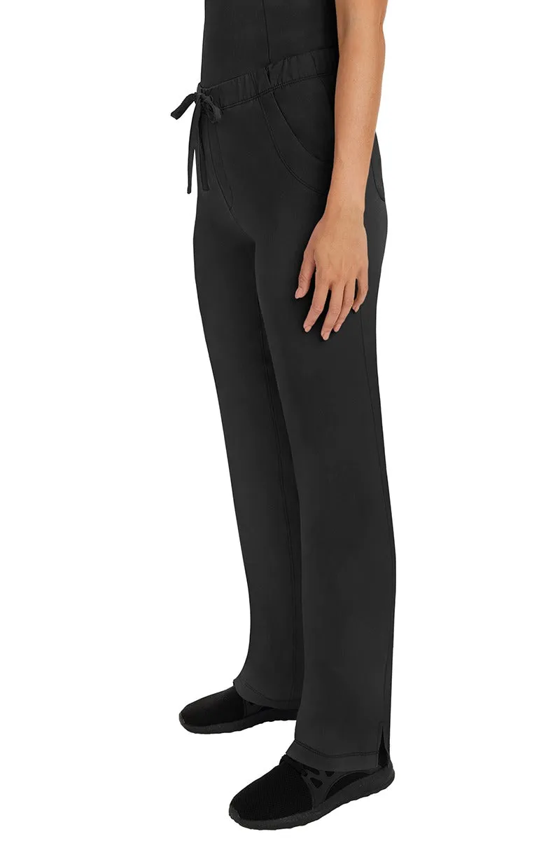 HH Works Women's Scrub Set Monica Top & Petite Rebecca Pant | Black