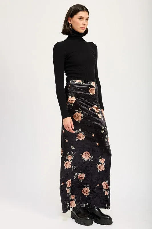 HIGH WAIST MAXI PENCIL SKIRT