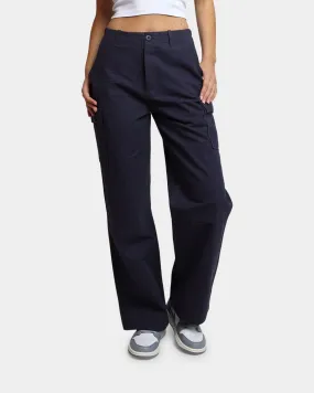 HUF Women's Double Knee Cargo Pants Navy