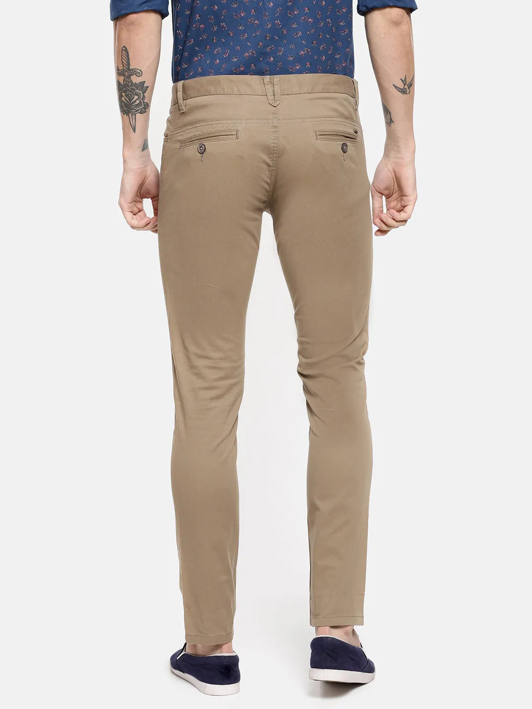 JDC Casual Solid Trouser-Light Olive