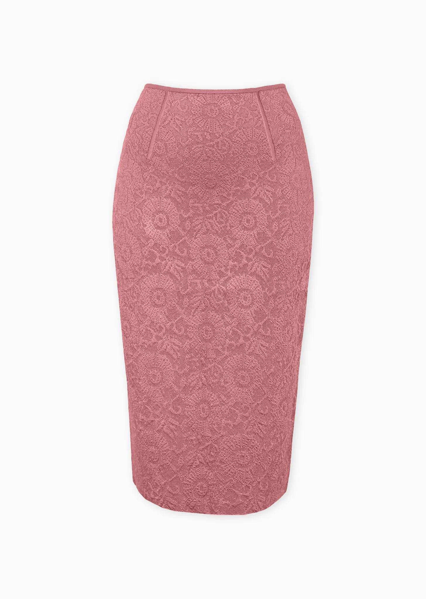 Jolie - Matelessé Slim Skirt with Back Vent