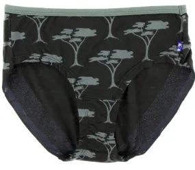 KicKee Pants Zebra Acacia Trees Print Women's Underwear