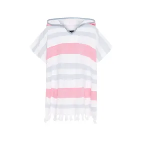 Kids Bondi Beach Poncho - White / Dubarry