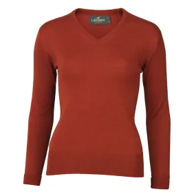 Laksen Carnaby Ladies Merino Wool V-Neck