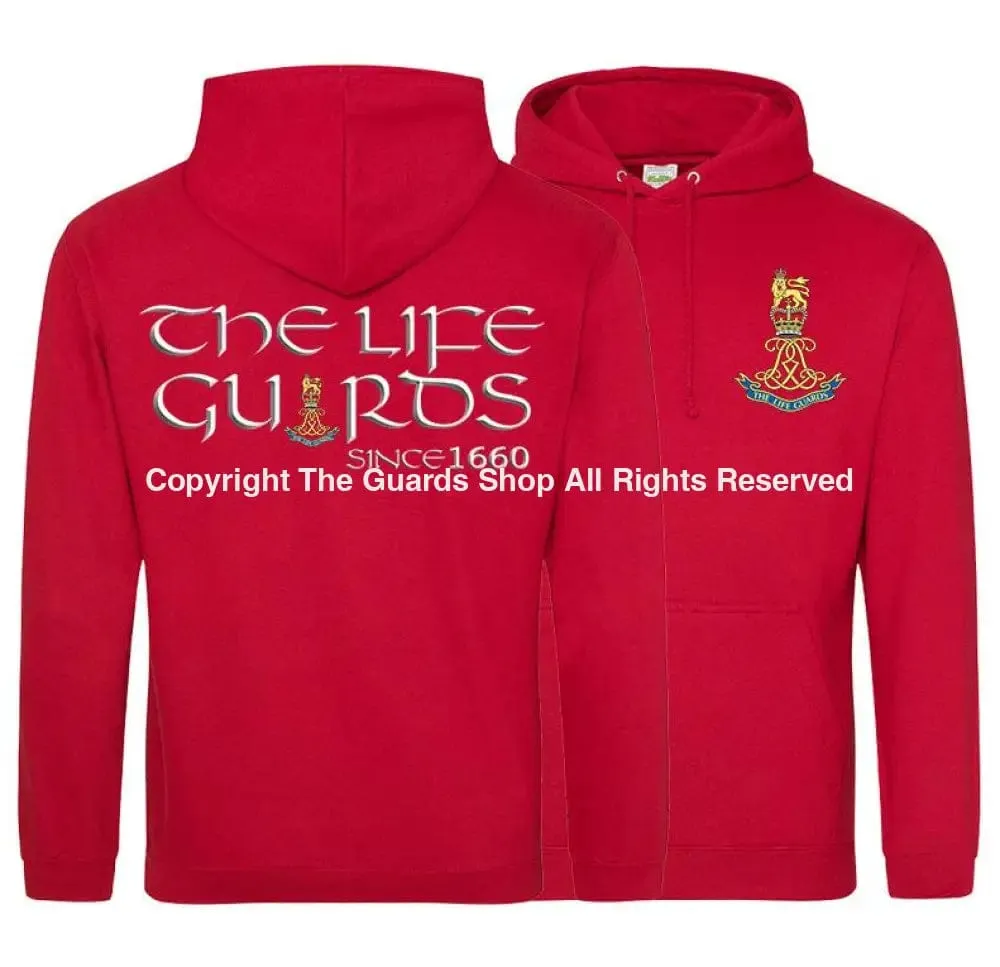 LIFE GUARDS Since 1660 Double Side Printed Hoodie