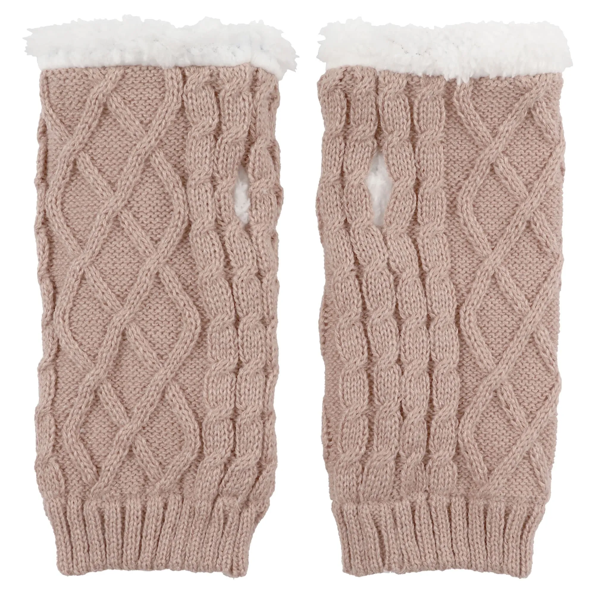 Lined Fingerless Gloves and Arm Warmers