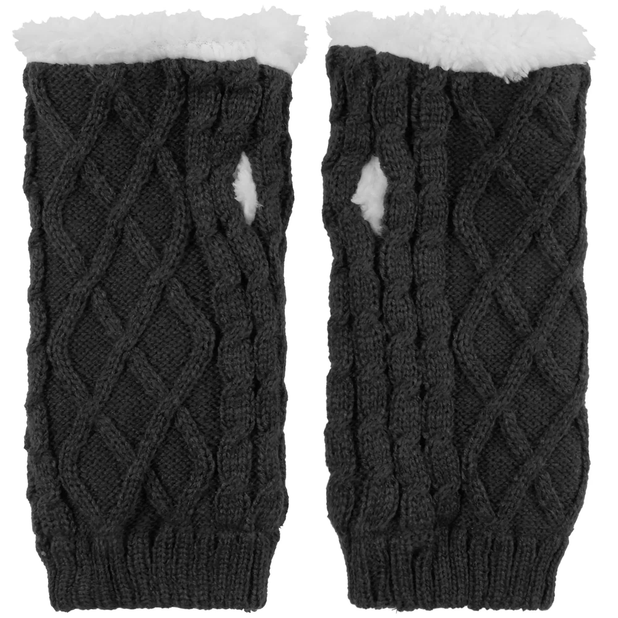 Lined Fingerless Gloves and Arm Warmers