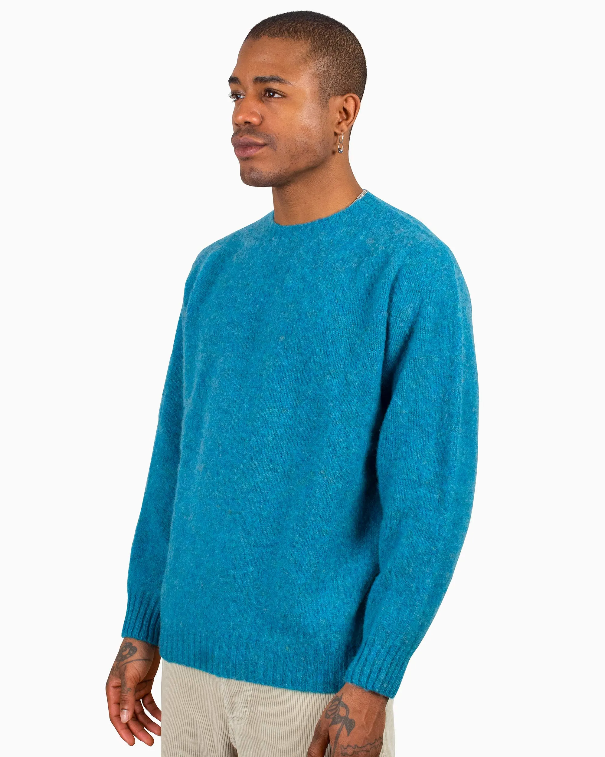 Lost & Found Shaggy Sweater Azure