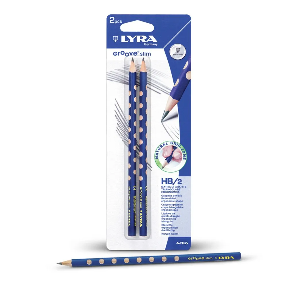 Lyra Slim Groove Hb Lead Pencils (Single Piece)