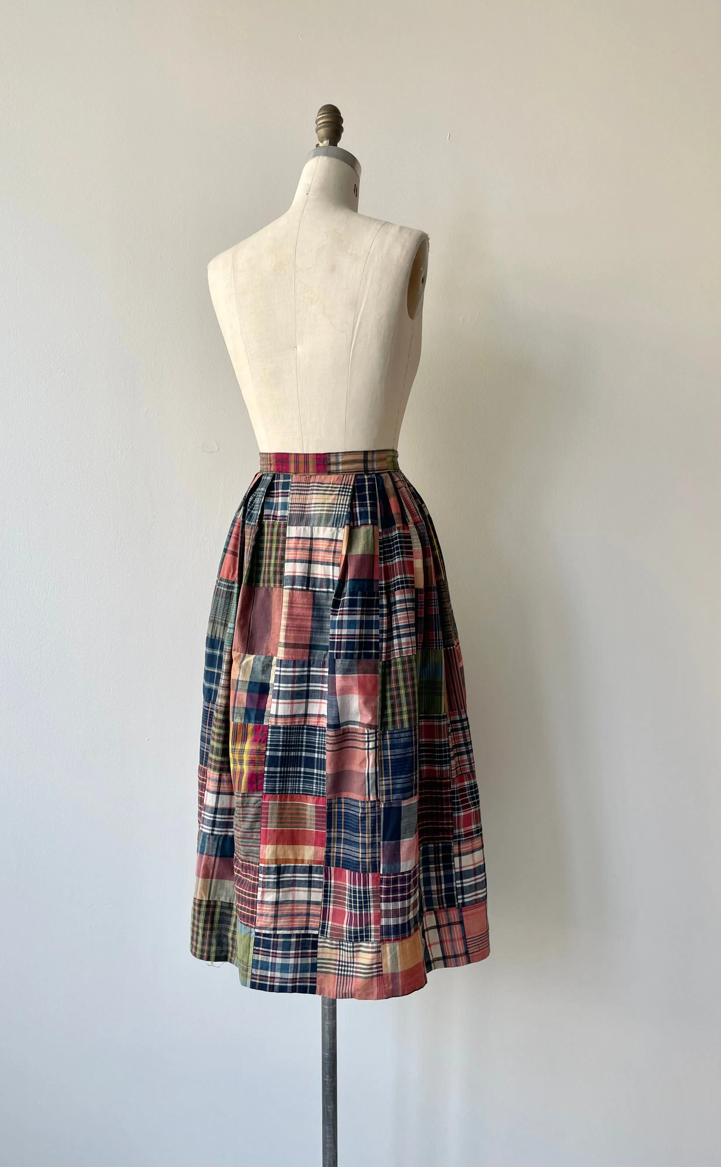 Madras Cotton Skirt | 1950s