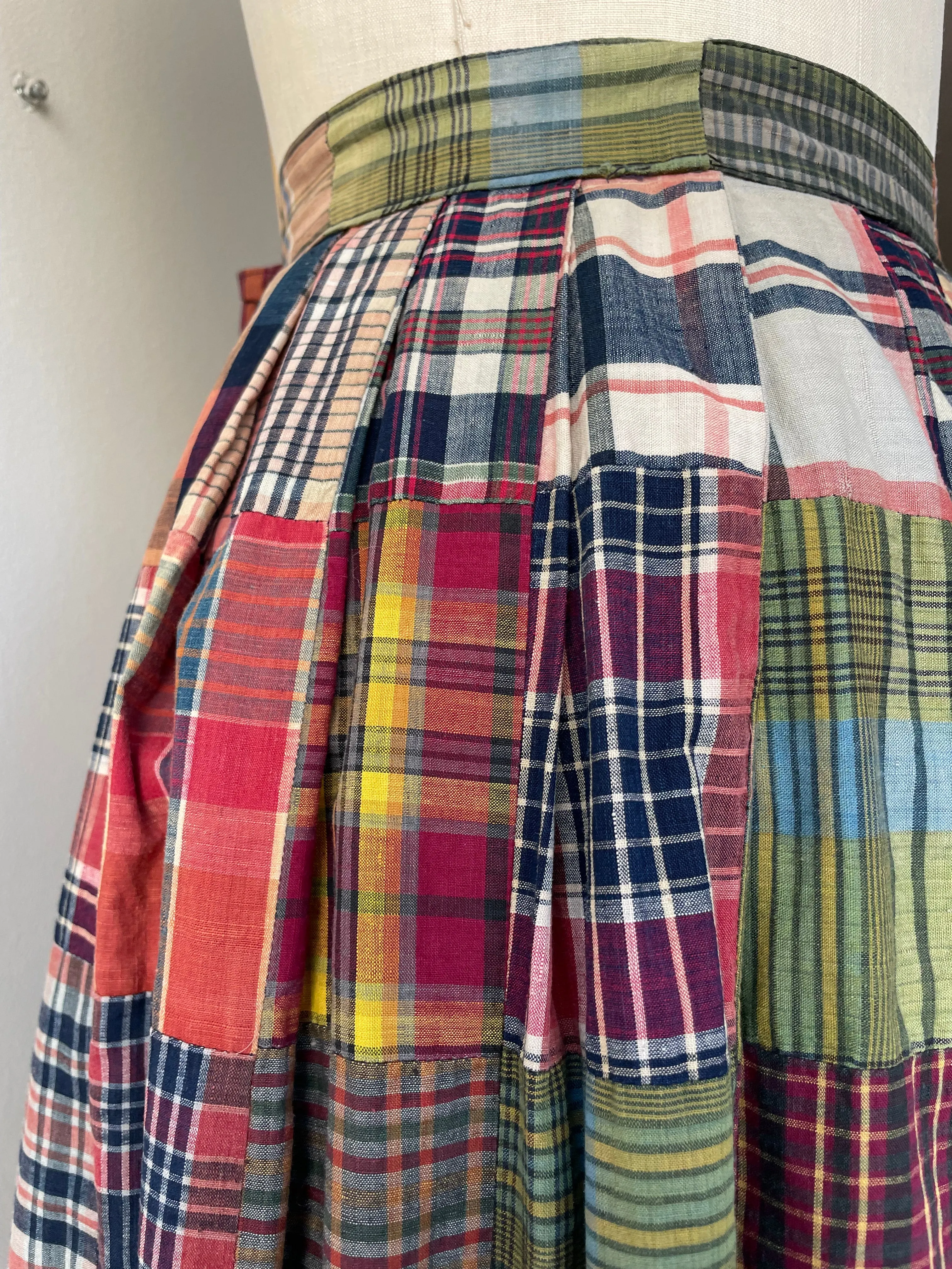 Madras Cotton Skirt | 1950s