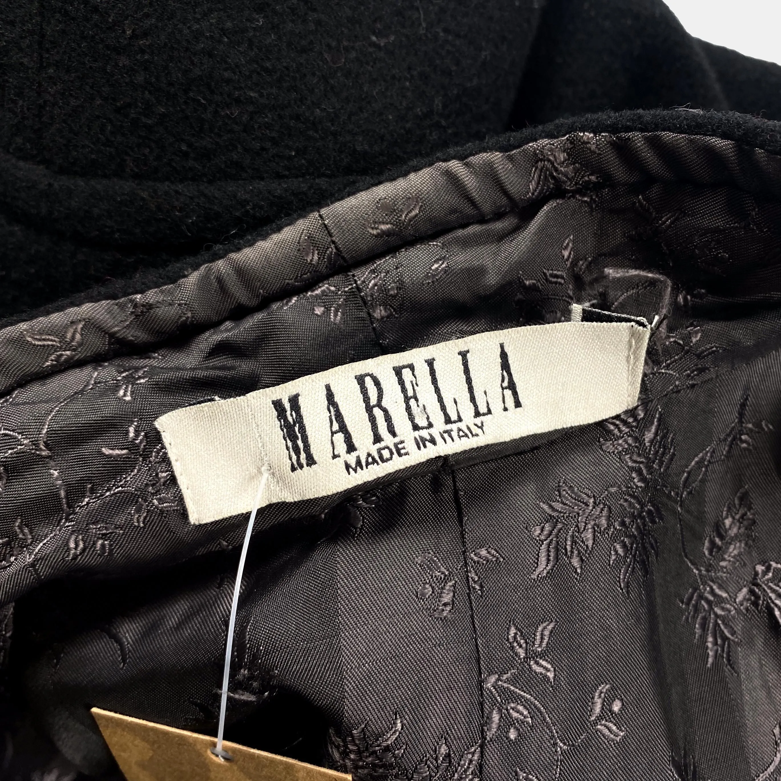 Marella Black Overcoat