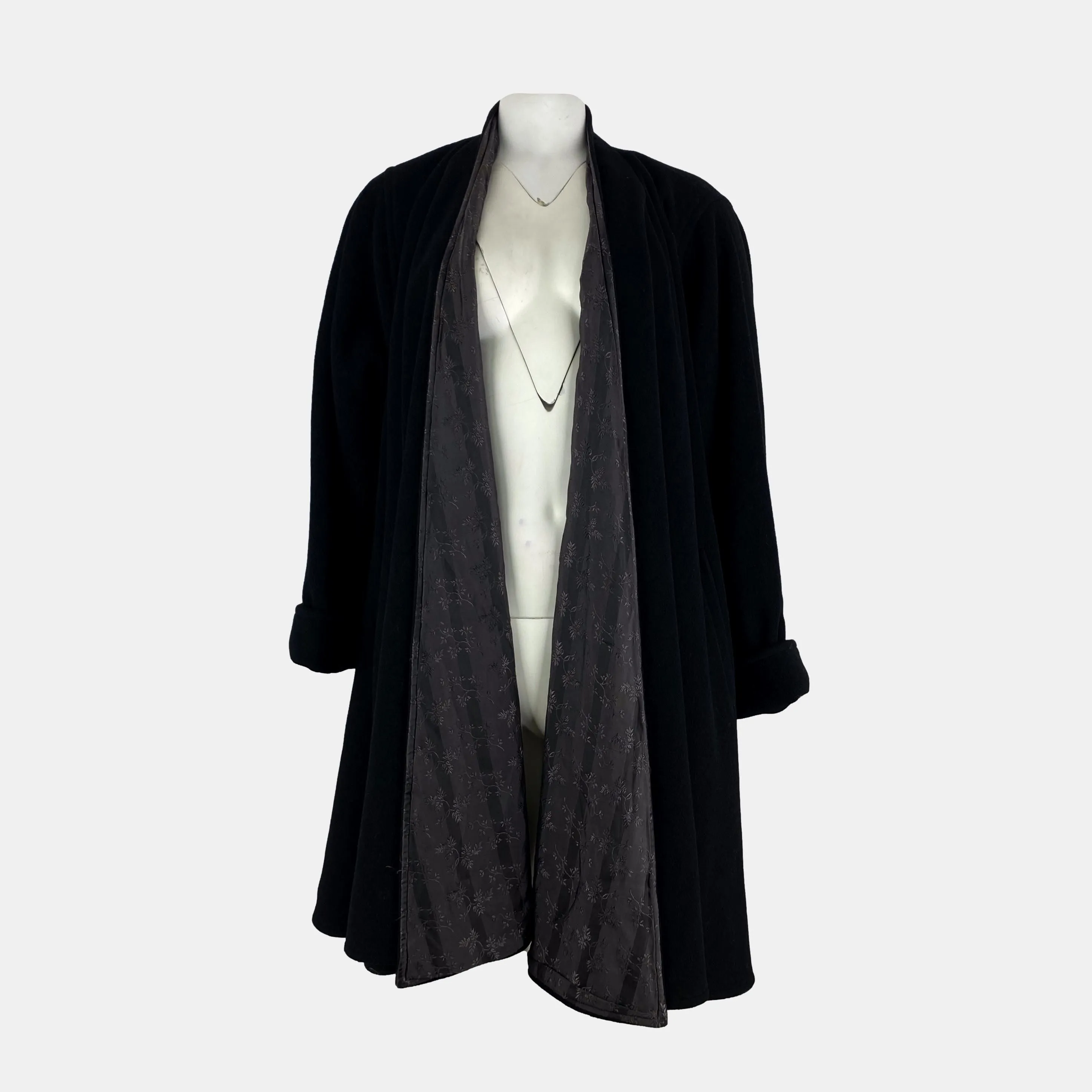 Marella Black Overcoat