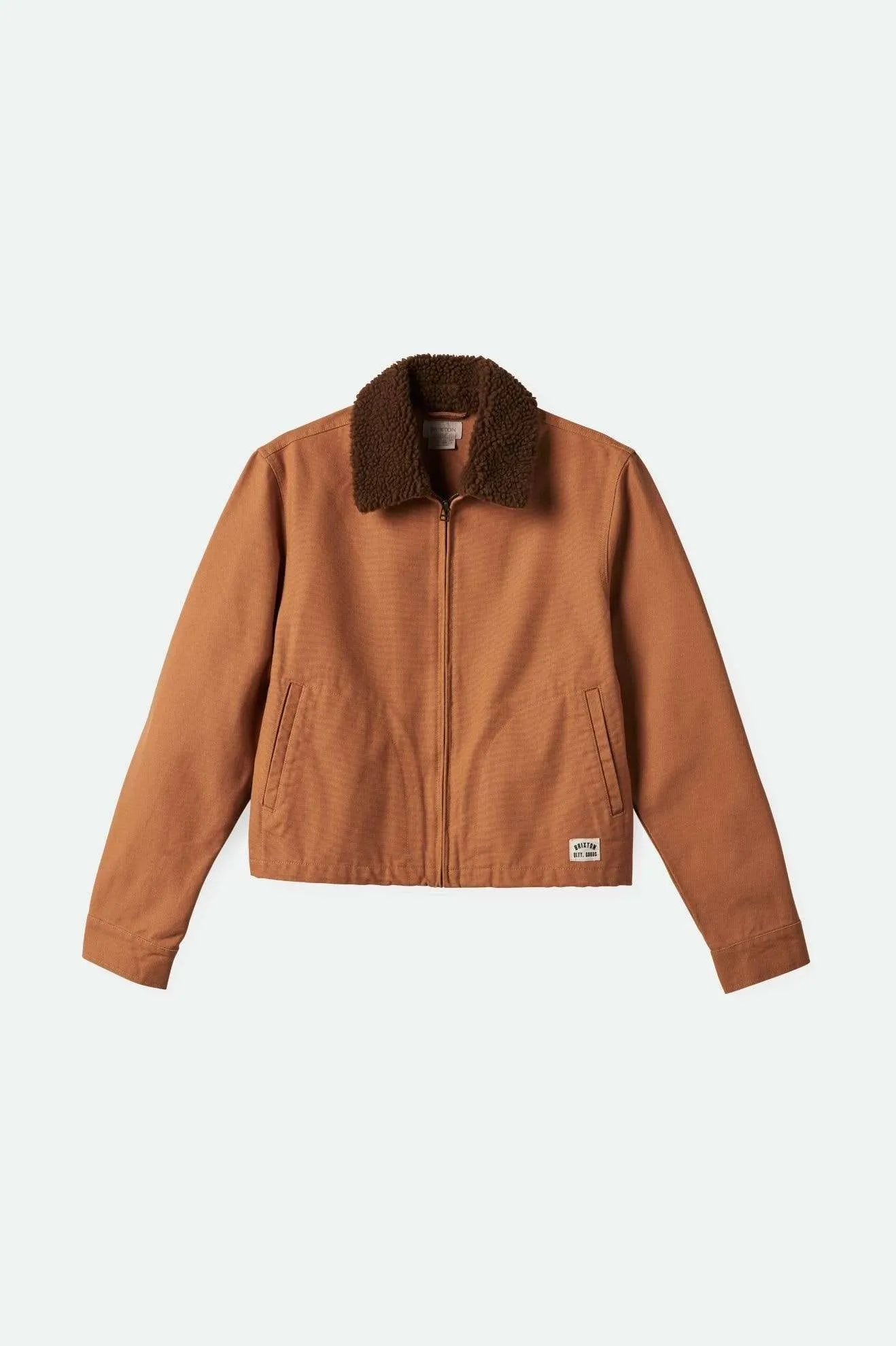 Mechanics Women's Garage Zip Jacket - Tobacco Brown