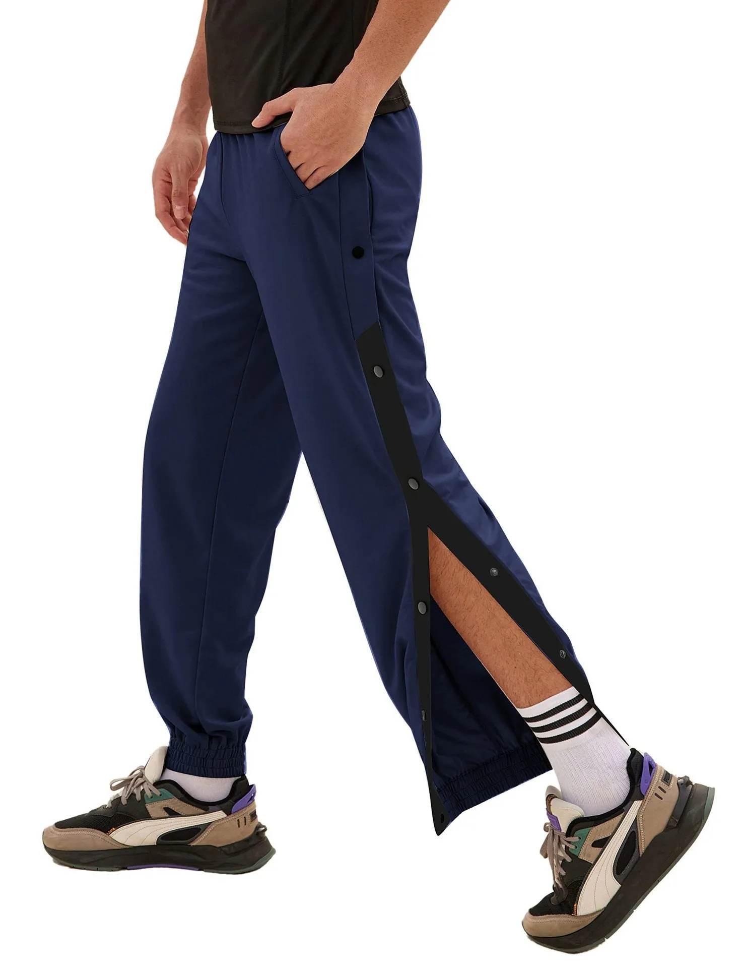 Men's Buttoned Sweatpants 55247558YM