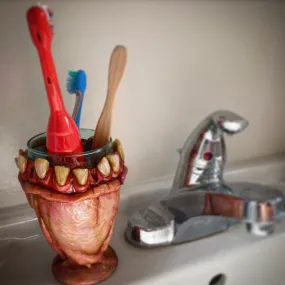 Moldy Toothbrush/Pencil holder