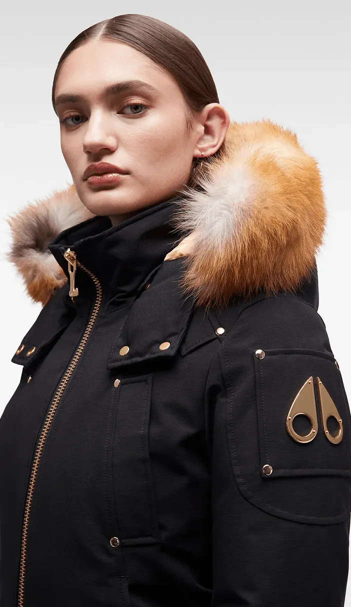 MOOSE KNUCKLES - GOLD DEBBIE BOMBER FUR - M39LB002GH