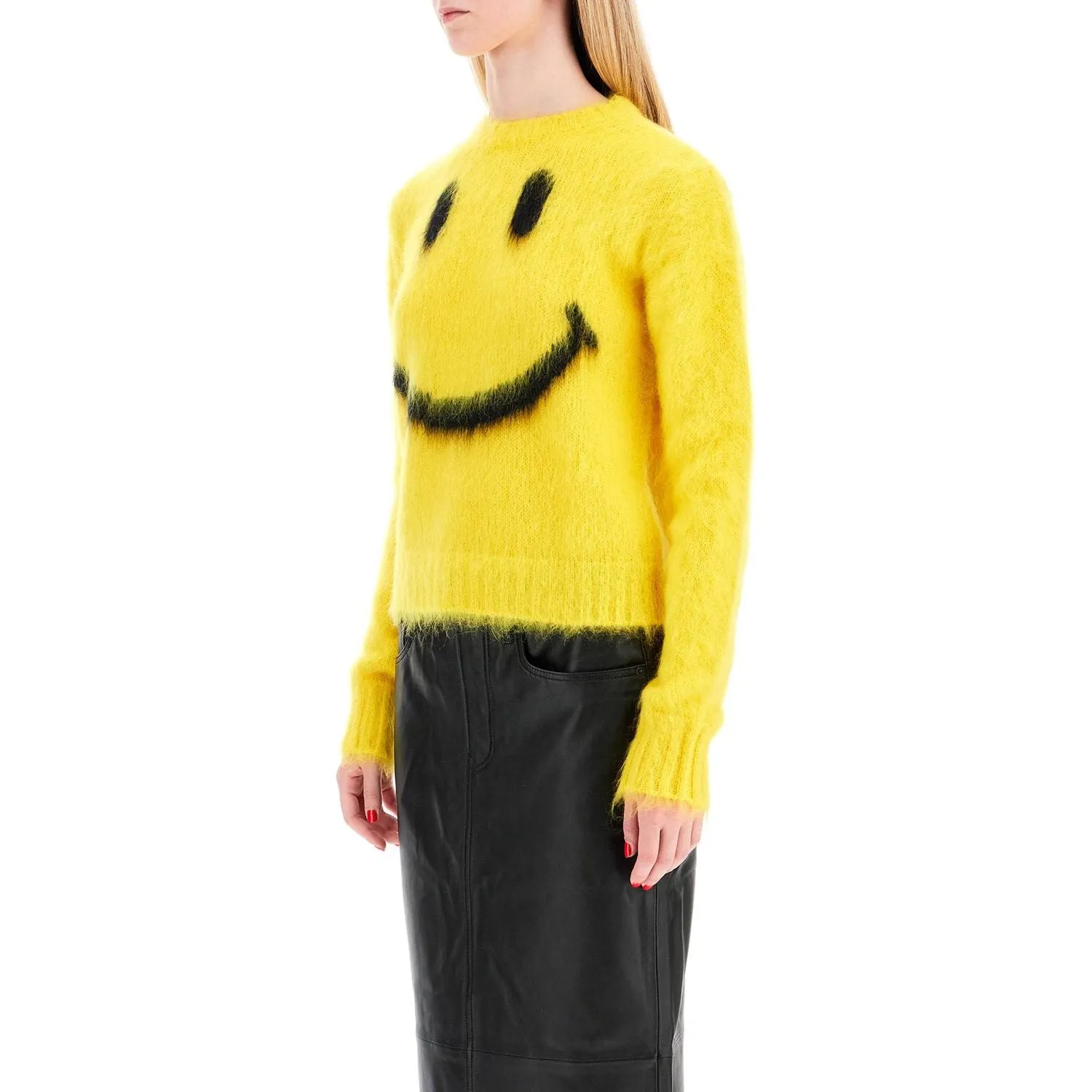 Moschino mohair smiley pullover