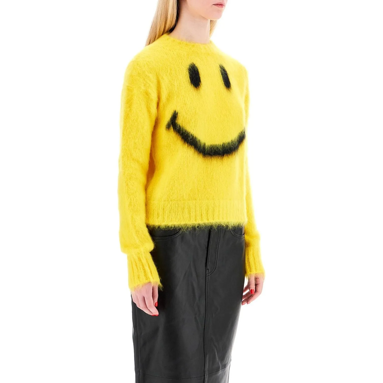 Moschino mohair smiley pullover