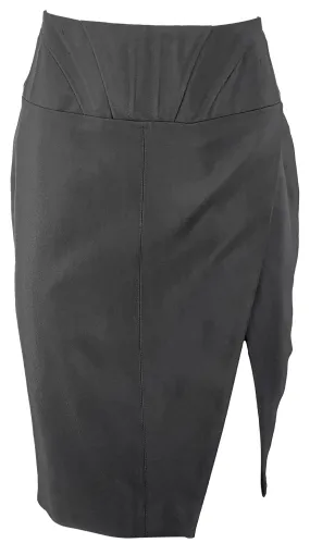 Mugler Pencil Skirt in Black