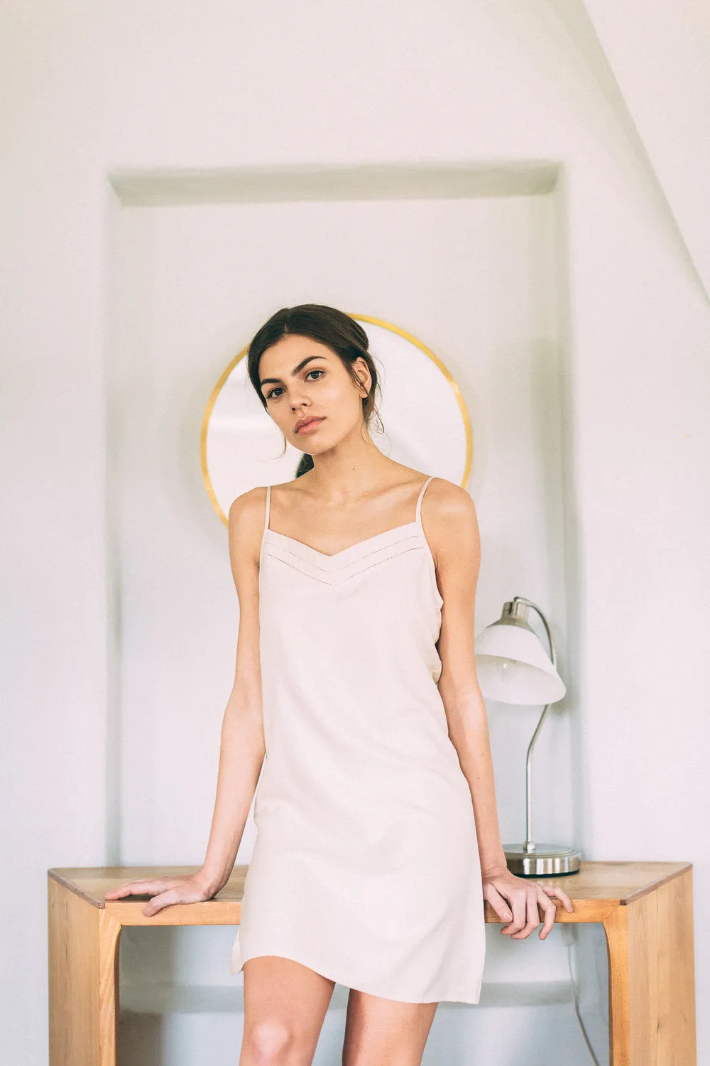 Mulberry Silk Nightdress/Slip - Natural Ivory