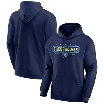 New - NBA Minnesota Timberwolves Men's Fadeaway Jumper Hooded Sweatshirt - L