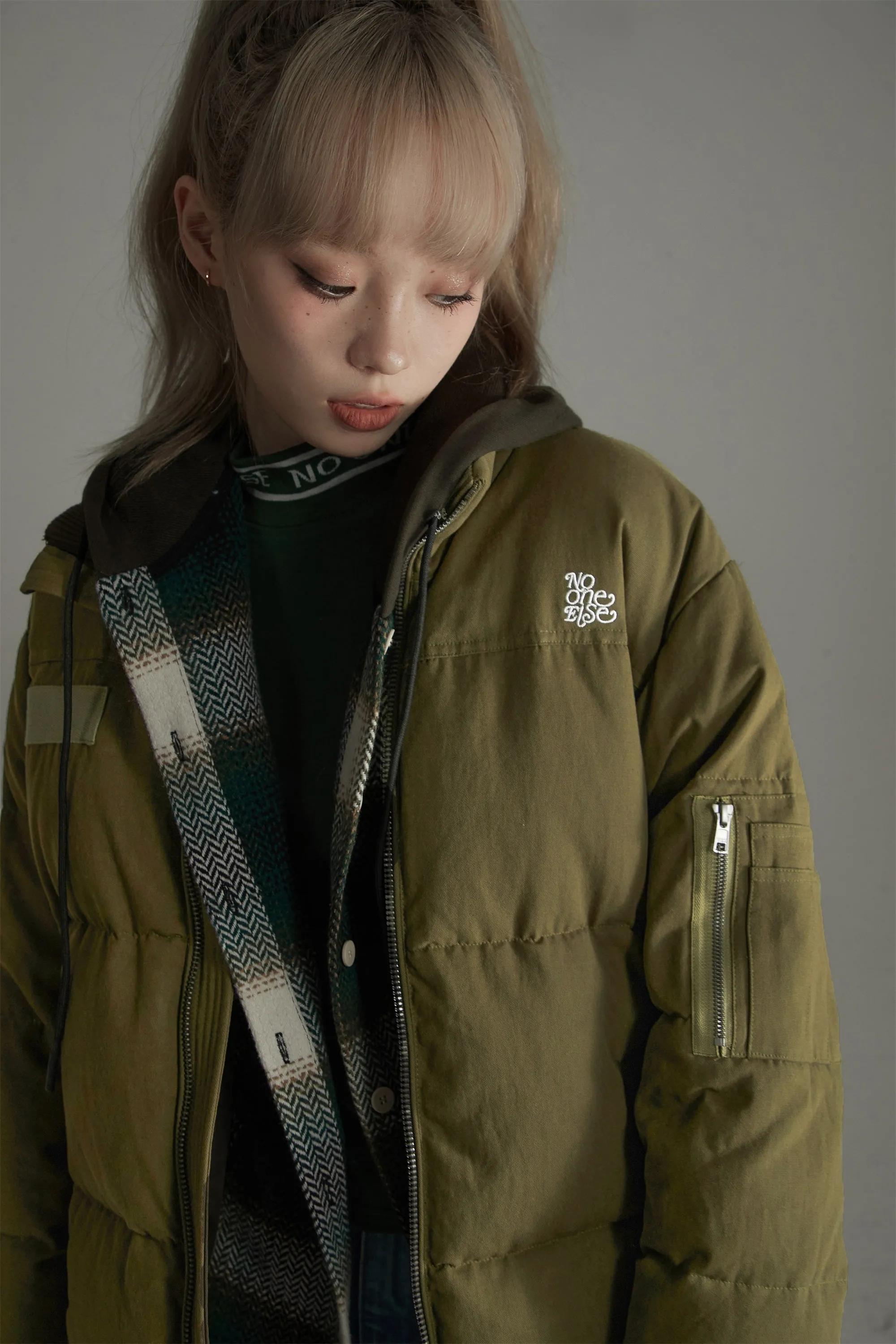 No Number Duck Down Puffer Coat