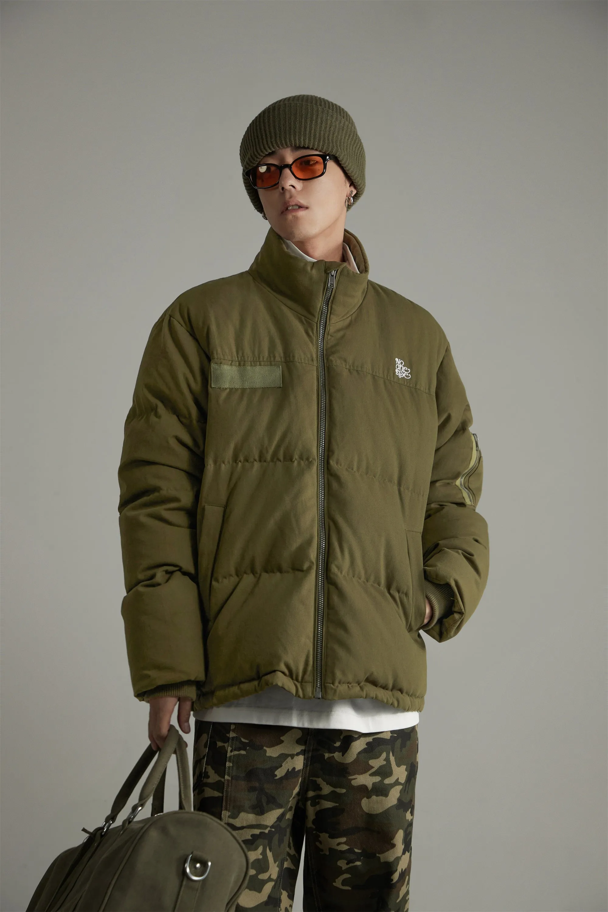 No Number Duck Down Puffer Coat