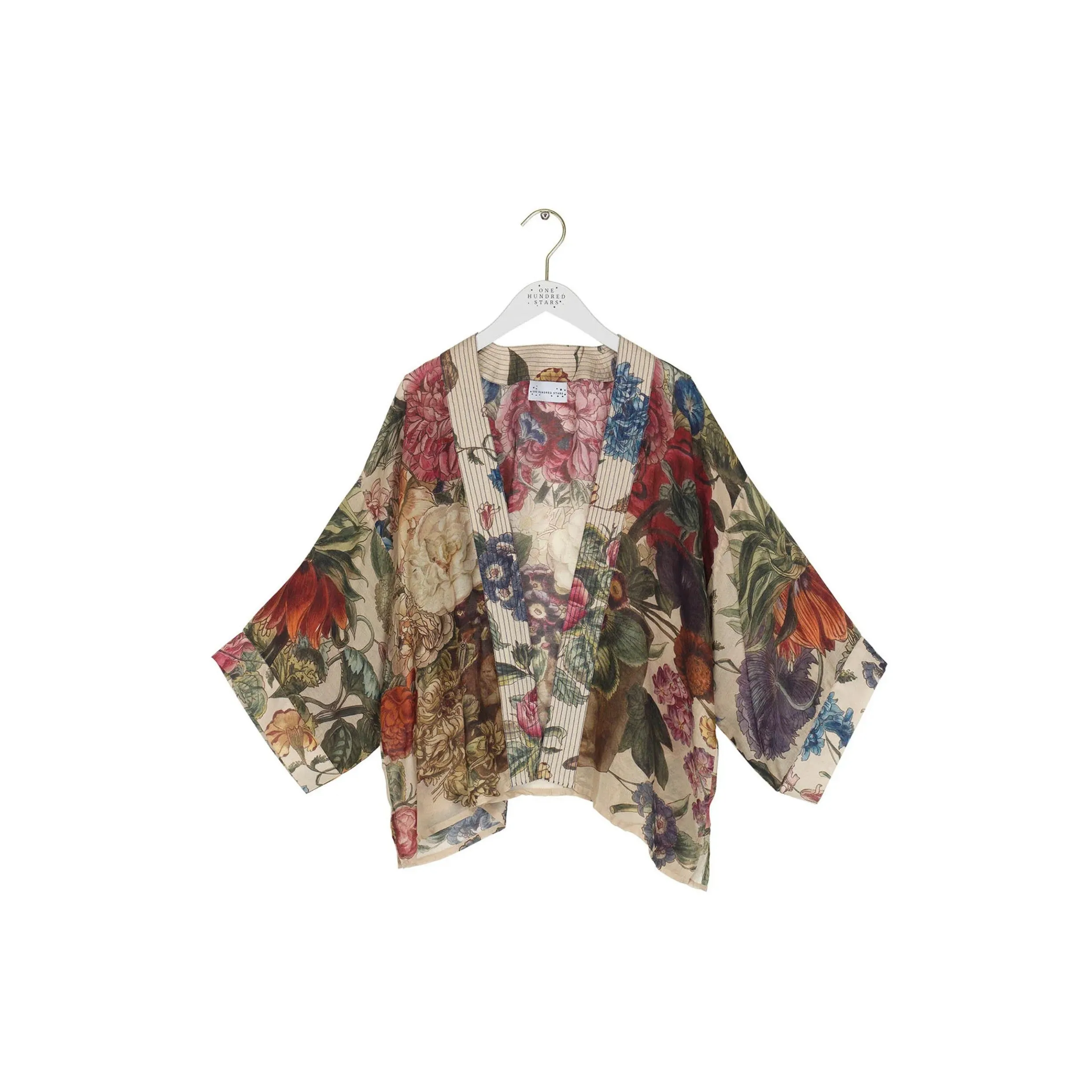 One Hundred Stars Primula Stone Kimono