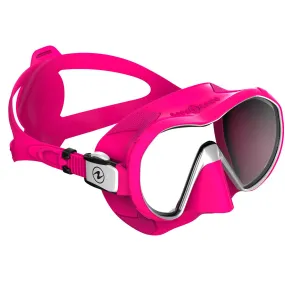 Open Box Aqua Lung Plazma Frameless Panoramic Diving Mask - Pink/White