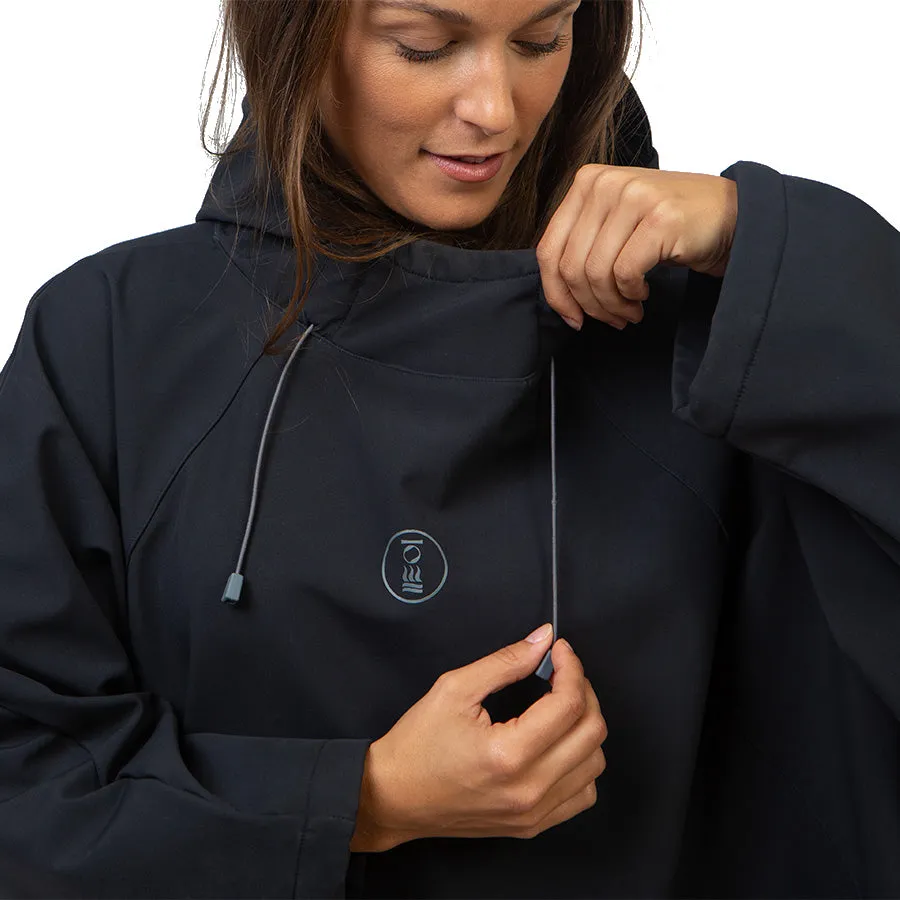 Open Box Fourth Element Storm All Weather Poncho - Black - Size: Medium