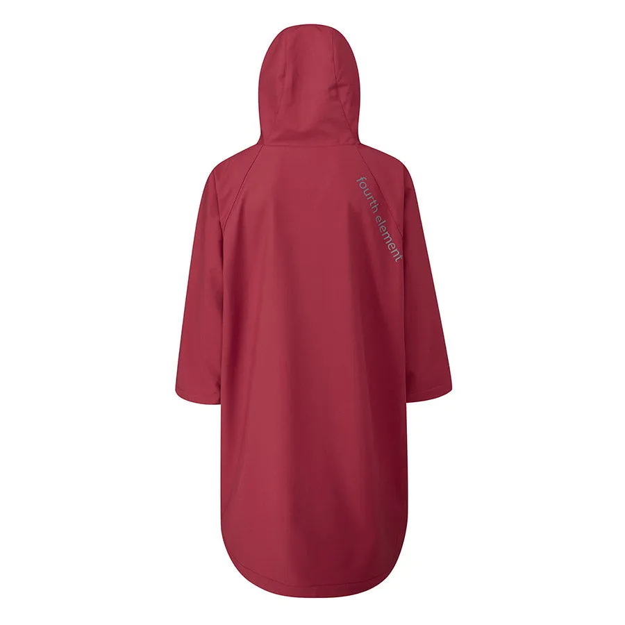 Open Box Fourth Element Storm All Weather Poncho - Burgundy - Size: Small