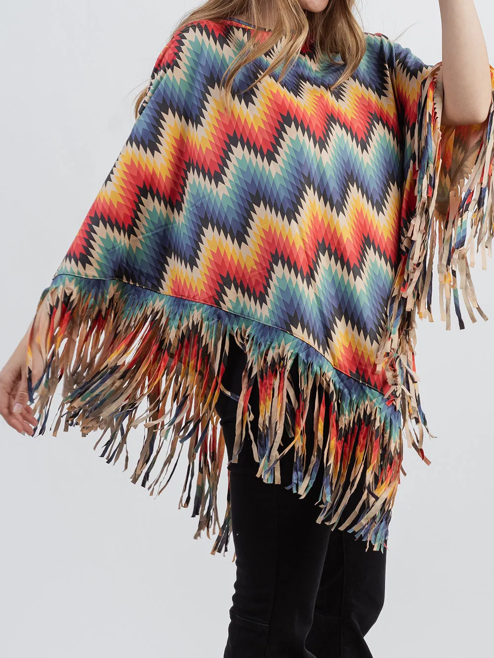 PCH-1705 Montana West Serape Collection Poncho