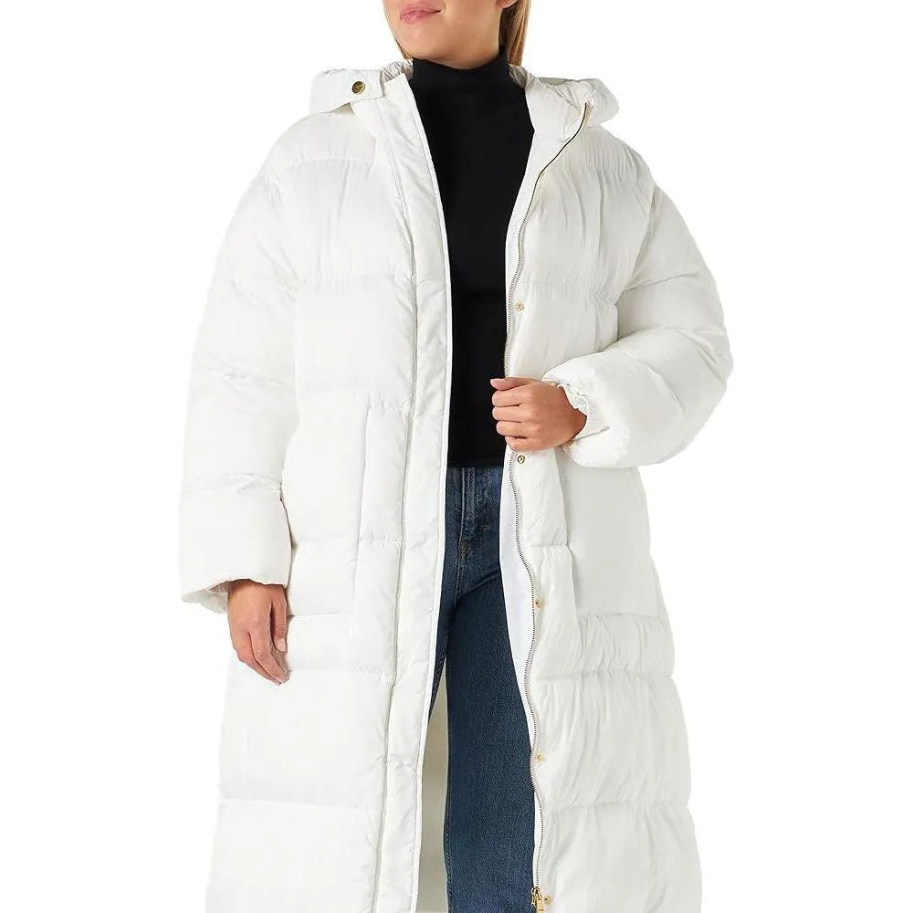 PINKO White Nylon Jackets & Coat