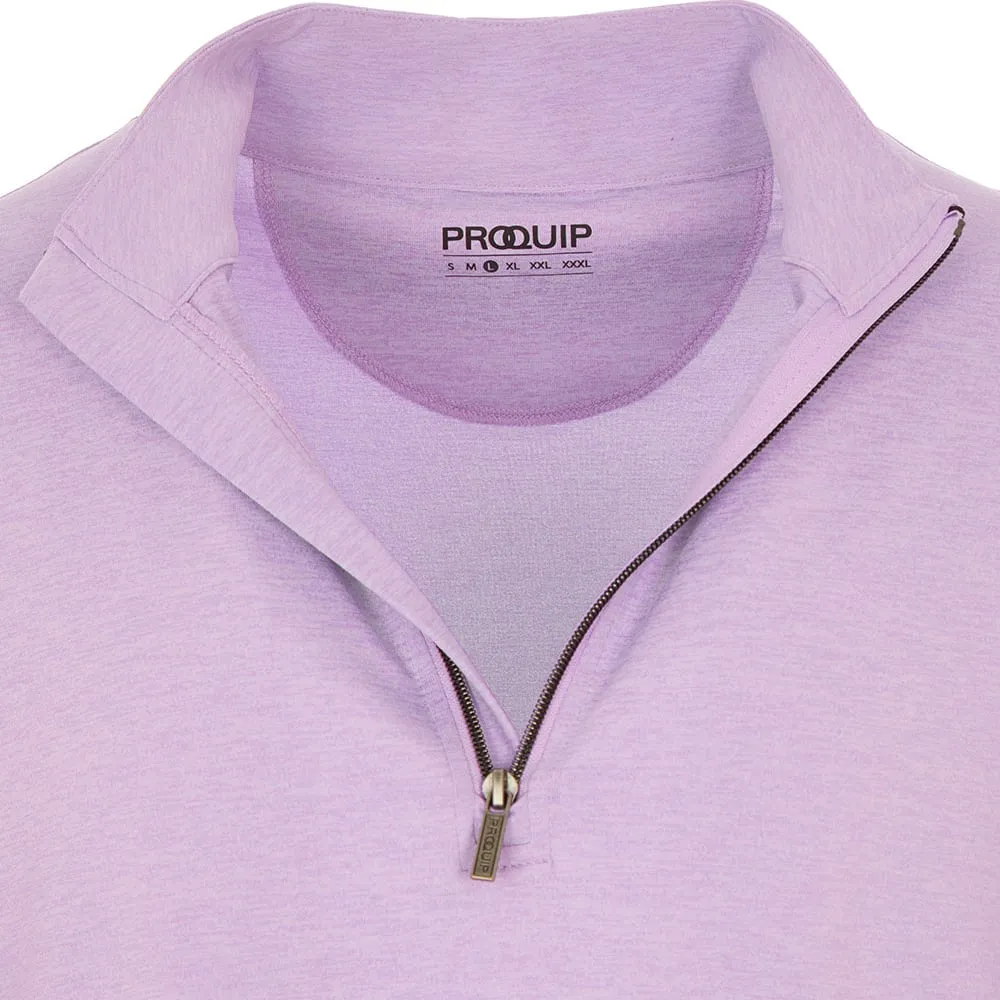 ProQuip Pro Tech Melange 1/2 Zip Pullover - Digital Lavender