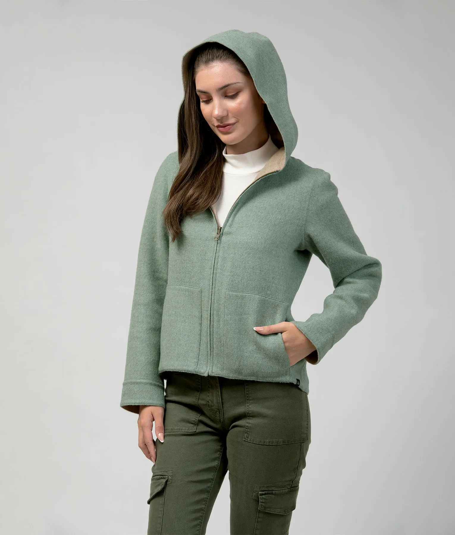 Reversible Women's Hooded Jacket